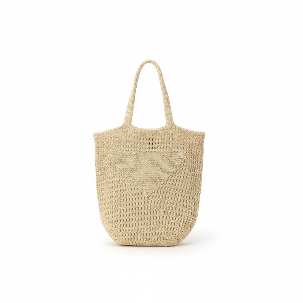 P&d&a Raffia T& Bag-Khaki