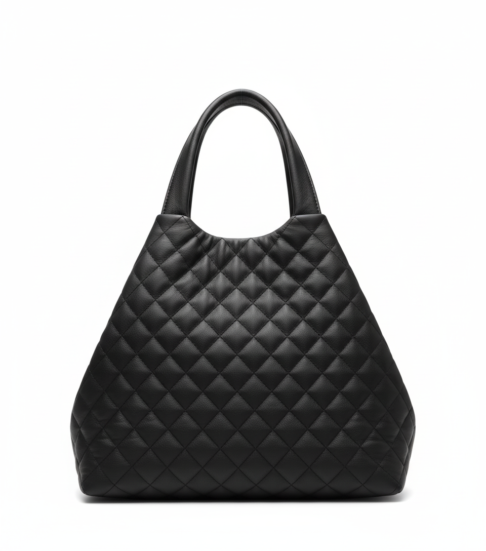 S& L& I& M& SHOPPING BAG IN QUILTED LAMBSKIN