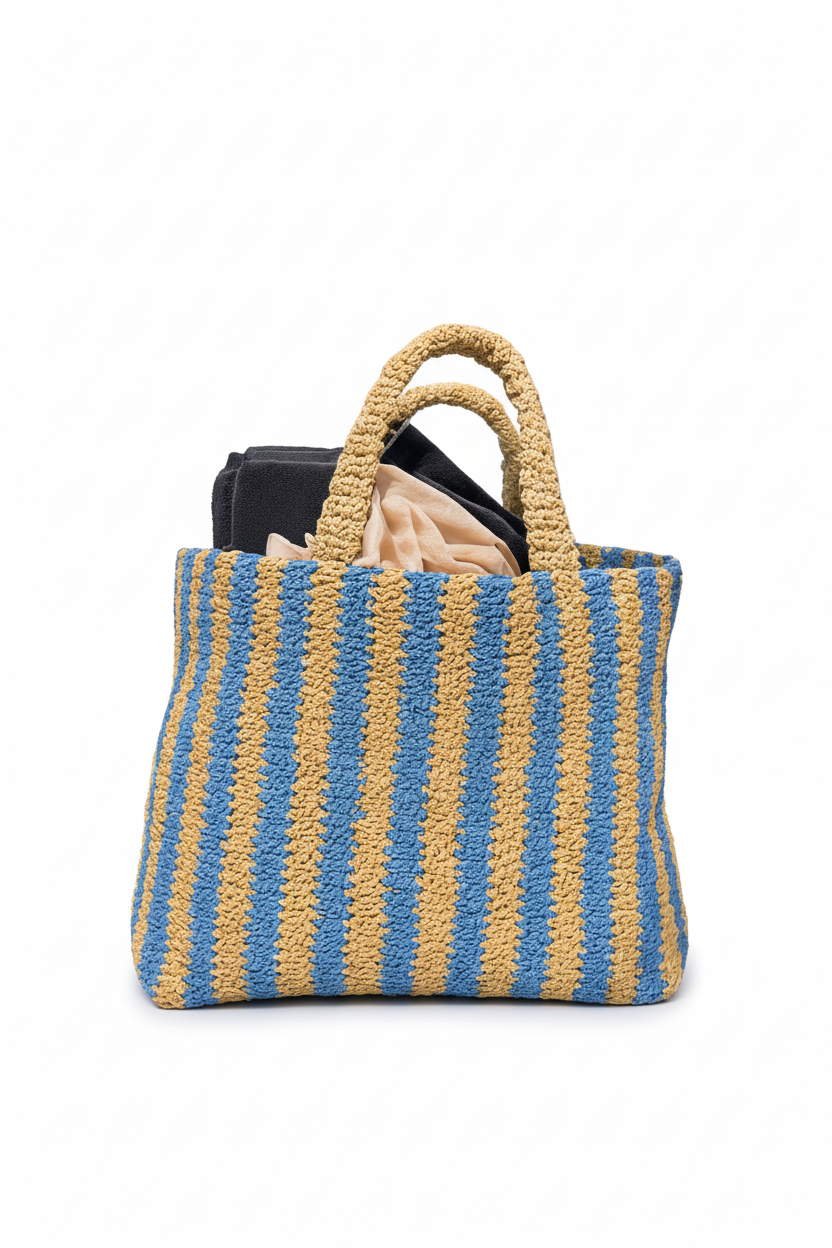 P&d&a Raffia Bag