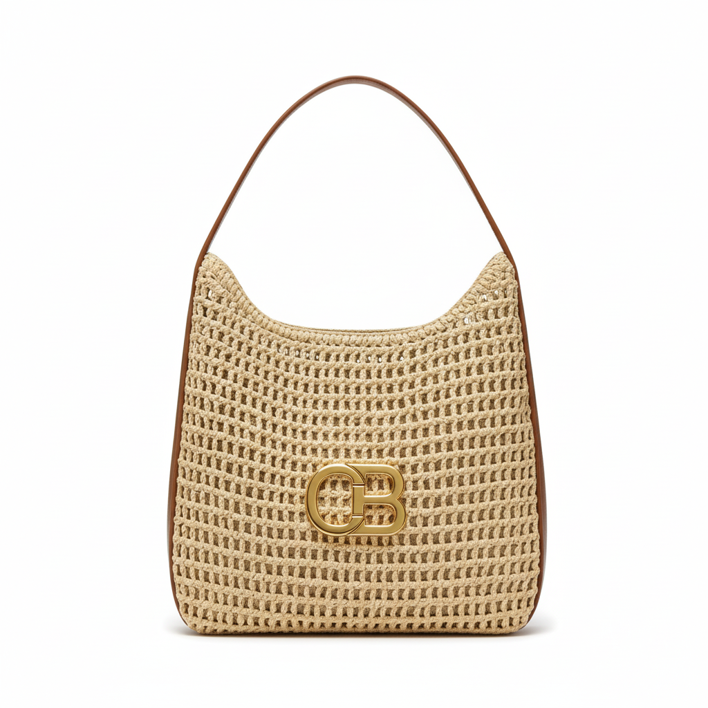 S& L&  Raffia t& Bag